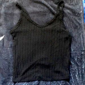 Black tank top